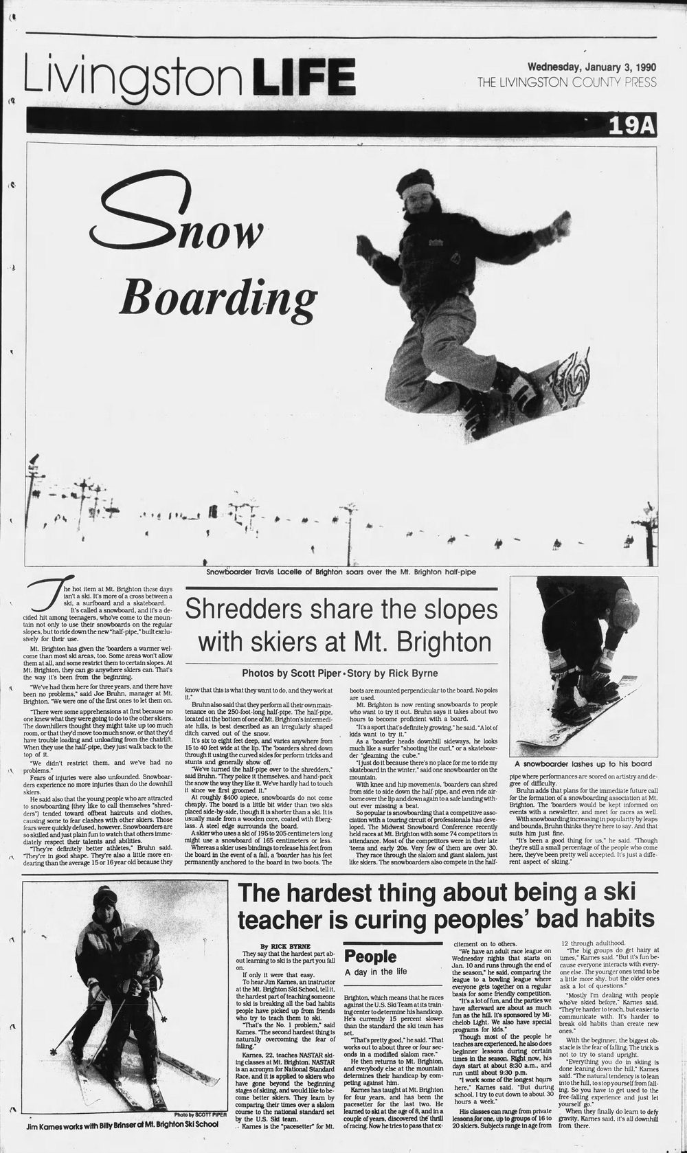 Mt. Brighton - 1990 Feature Article (newer photo)
